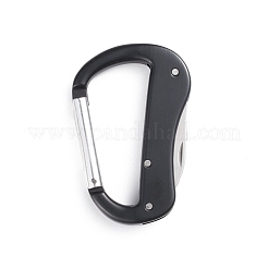 Stainless Steel Carabiner D Shape&nbsp;KEYC-WH0016-15