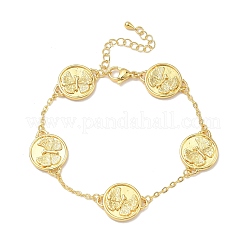 Brass Link Bracelets&nbsp;BJEW-G787-01G