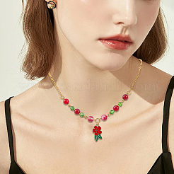 80Pcs 4 Styles Alloy Enamel Pendants&nbsp;ENAM-BM0001-03