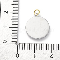 304 Stainless Steel Crystal Rhinestone Pendants&nbsp;STAS-E550-23G