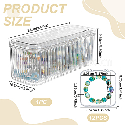 Rectangle Plastic Bangle Organizer Boxes&nbsp;CON-WH0107-91