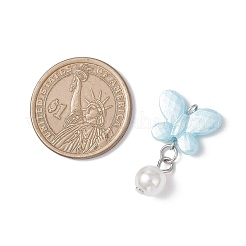 Opaque Acrylic Butterfly Pendants&nbsp;PALLOY-JF04289-01
