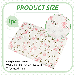 Flower Pattern Cotton Fabric&nbsp;DIY-WH0504-985E
