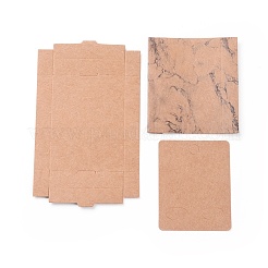 Kraft Paper Boxes and Earring Jewelry Display Cards&nbsp;CON-L015-B07