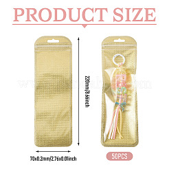 50Pcs PP Plastic Watchband Storage Resealable Bags&nbsp;ABAG-TADJ0003-01A