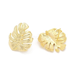 Brass Stud Earring Findings&nbsp;KK-Z099-04G-03