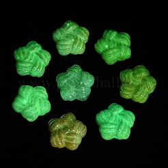 UV Plating & Luminous Opaque Acrylic Beads&nbsp;MACR-L015-14D