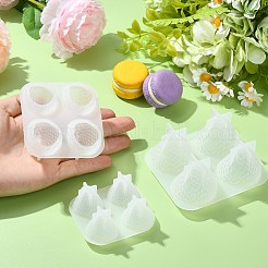 3Pcs 3 Styles Strawberry Silicone Molds&nbsp;ST-CJ0007-57