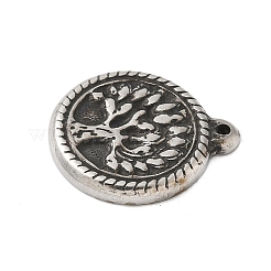 304 Stainless Steel Tibetan Style Pendants&nbsp;STAS-S185-07AS-B