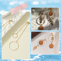 20Pcs Brass Linking Rings&nbsp;KK-BBC0010-04G