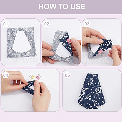 3 Bags 3 Styles Paper Quilting Templates&nbsp;DIY-GF0008-75