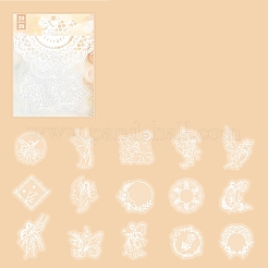15 Patterns Translucent Parchment Paper Scrapbook Paper Pads&nbsp;DIY-H170-01C