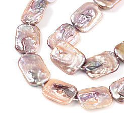 Baroque Natural Keshi Pearl Beads Strands&nbsp;PEAR-S020-D09-2A