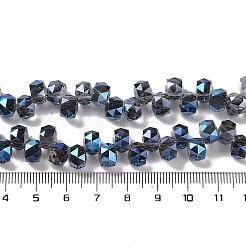 Full Rainbow Plated Electroplate Beads Strands&nbsp;EGLA-H104-09A-FR01