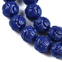 Synthetic Coral Carved Beads Strands&nbsp;CORA-M001-09