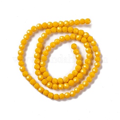Faceted(32 Facets) Glass Beads Strands&nbsp;EGLA-J042-35B-M