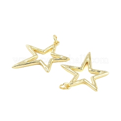 Rack Plating Brass Pendants&nbsp;KK-C056-03G