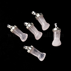 Natural Rose Quartz Pendants&nbsp;G-K322-01F-P-01