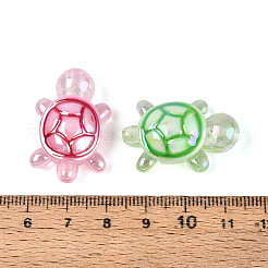 UV Plating Transparent Acrylic Beads&nbsp;TACR-T030-19M