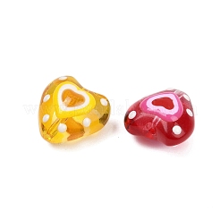 Handmade Lampwork Beads Strands&nbsp;LAMP-R004-06A-01