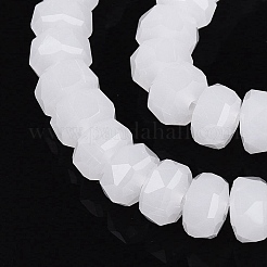 Imitation Jade Glass Beads Strands&nbsp;GLAA-Q114-01A-C01