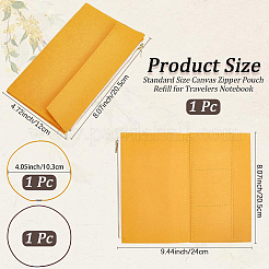 1Pc Rectangle Paper Invoice Zipper Storage Bags&nbsp;ABAG-CP0001-32B