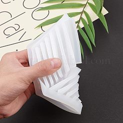 Hollow Hexagon DIY Cup Mats Silicone Molds&nbsp;DIY-OC0003-13