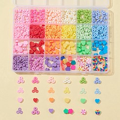 Handmade Polymer Clay Beads Strands&nbsp;CLAY-FS0001-09