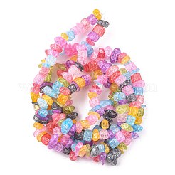 Synthetic Crackle Quartz Chips Beads Strands&nbsp;X-G-L154-24