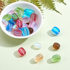 48Pcs 8 Colors Synthetic Moonstone Beads Strands&nbsp;G-SZ0001-05