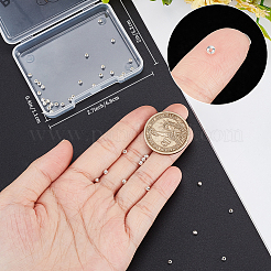 40Pcs 925 Sterling Silver Beads&nbsp;STER-BBC0002-04B