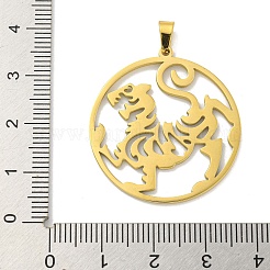 304 Stainless Steel Pendants&nbsp;STAS-M067-05G
