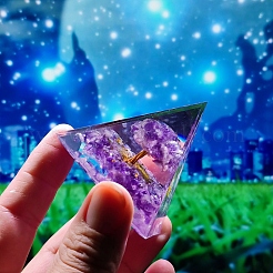 Orgonite Pyramid Resin Display Decorations&nbsp;TREE-PW0001-65A