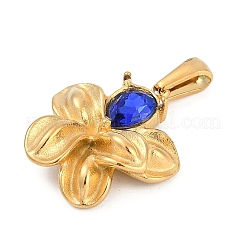 304 Stainless Steel Rhinestone Pendants&nbsp;STAS-K291-06G-01