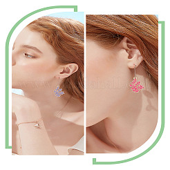 32Pcs 2 Colors Alloy Enamel Pendants&nbsp;ENAM-LP0001-92