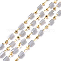 3.28 Feet Handmade Glass Beaded Chains&nbsp;X-CHC-F008-B04