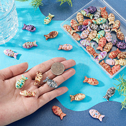 50Pcs 10 Colors Synthetic Turquoise Beads&nbsp;TURQ-TA0001-08