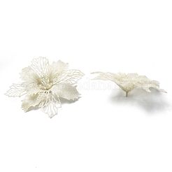 Plastic Glitter Artificial Flower&nbsp;LS-HJEW-R124-04