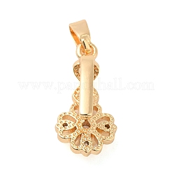 Brass Ice Pick Pinch Bails&nbsp;KK-F860-22G