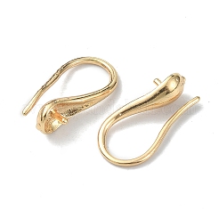 Brass Earring Hooks&nbsp;KK-B072-06G