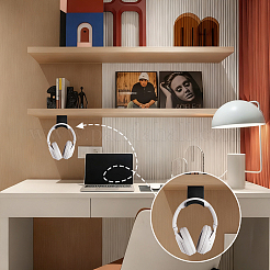 ABS Plastic Wall Hanging Floating Shelf for Headphone&nbsp;ODIS-WH0099-144A