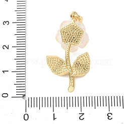 Electroplated Brass Resin Pendants&nbsp;KK-C264-01G