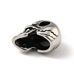304 Stainless Steel European Beads&nbsp;STAS-E058-22AS