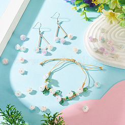 30Pcs 5 Colors Two-tone Resin Charms&nbsp;RESI-TA0005-71
