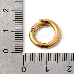 304 Stainless Steel Spring Gate Rings&nbsp;LS-STAS-B128-05G-01