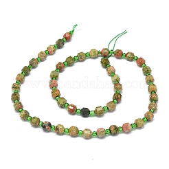 Natural Unakite Beads Strands&nbsp;G-O201B-15