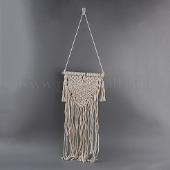 Cotton Cord Macrame Woven Wall Hanging&nbsp;HJEW-C010-13