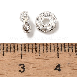 Brass Grade A Rhinestone Spacer Beads&nbsp;LS-RSB028NF-01