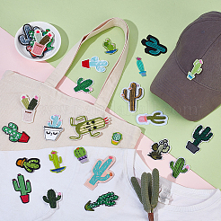 29Pcs 29 Styles Polyester Cloth Patches&nbsp;PATC-GA0001-78