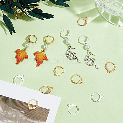 60Pcs 3 Styles 304 Stainless Steel Leverback Earring Findings&nbsp;STAS-BBC0008-30D
